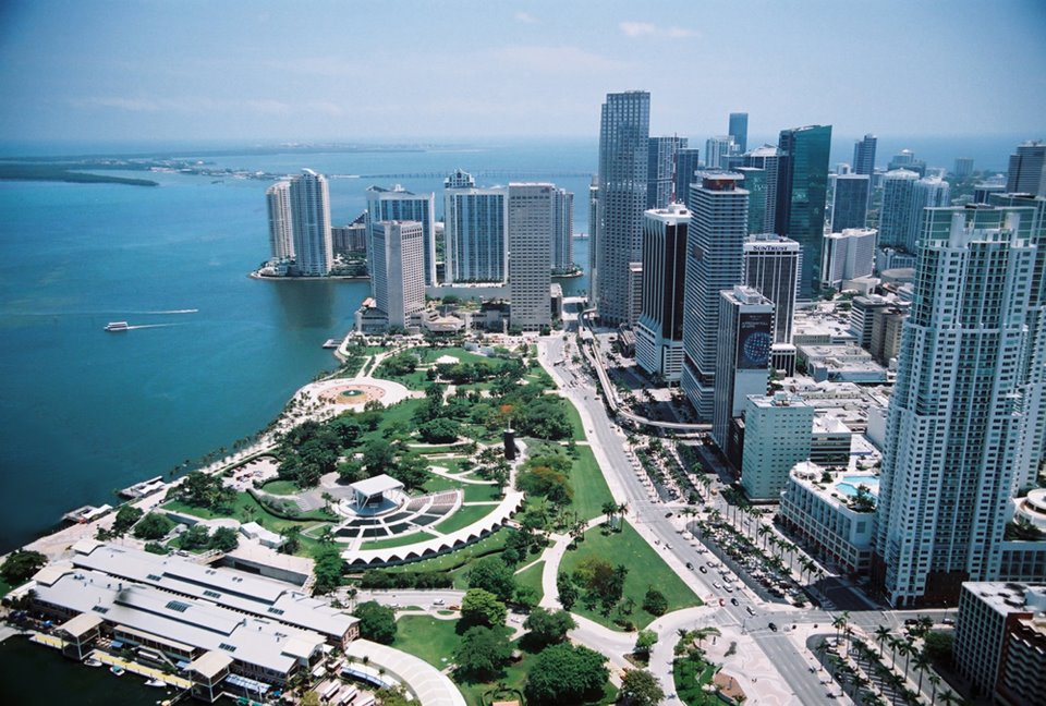 Bayfront Park Aerial - Bayfront Park Fourth of July Festival